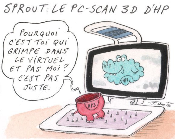 Dessin: HP commercialise le Sprout